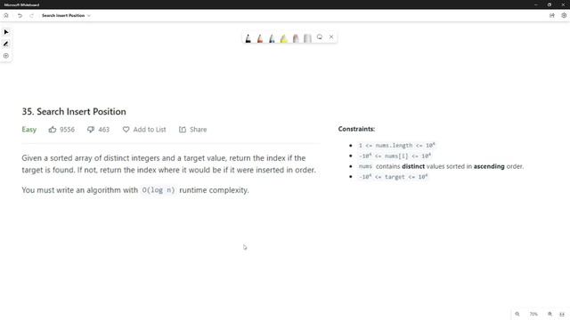 35. Search Insert Position - Python LeetCode Solution смотреть онлайн