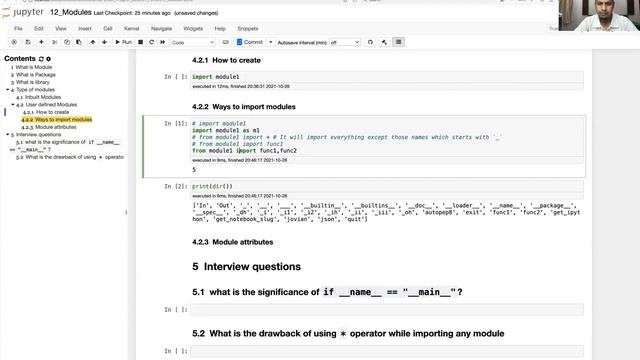 How to define Modules and Packages in Python | PyCSR | Learn Python Online with Pankaj Soni смотреть онлайн