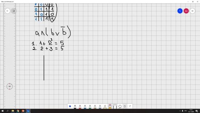 8 класс. Таблицы истинности смотреть онлайн