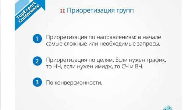 Итерационный подход при создании семантического ядра. Конференция. смотреть онлайн
