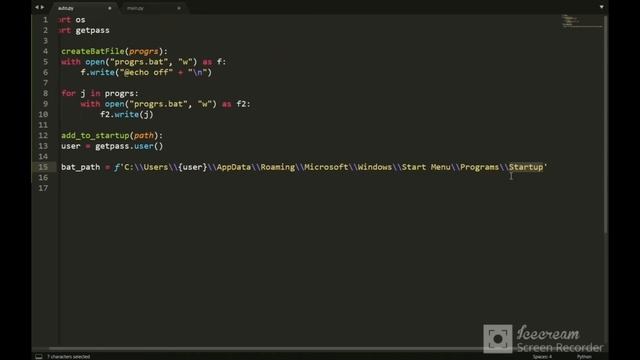 Авто-запуск любого приложения с Python смотреть онлайн