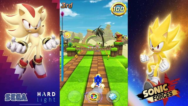Sonic Forces Speed Battle - SUPER SONIC EVENT - Ice Slicer Jet Bonus Mission (android, Ios) Gamepla