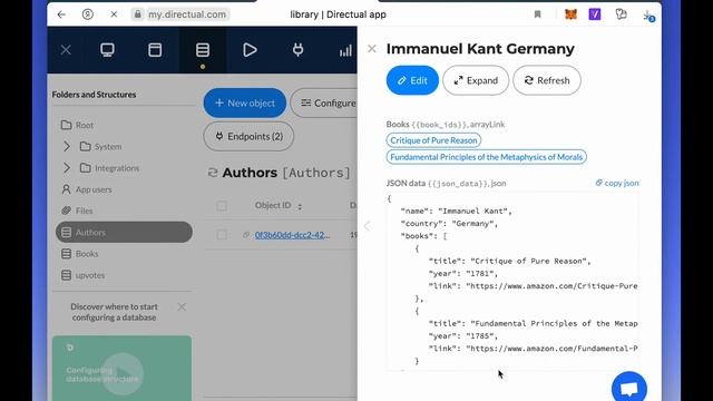 Directual How To. JSON step. смотреть онлайн