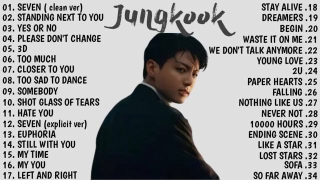 정국 (Jung Kook) - Standing Next to You - Jung Kook Playlist Updated I Solo and cover смотреть онлайн
