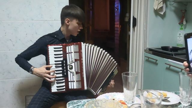 Черноглазая казачка. Ермолаев Иван. Аккордеон. смотреть онлайн