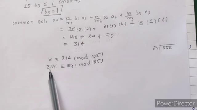 Chinese Remainder Theorem (examples) linear congruences part-3 смотреть онлайн