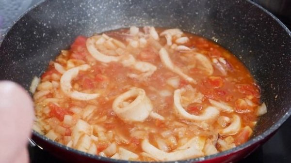 ПАСТА С КАЛЬМАРАМИ, ВКУСНЫЙ РЕЦЕПТ