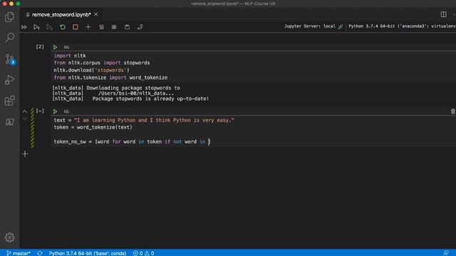 Menghapus Stopword dengan Python dan NLTK смотреть онлайн
