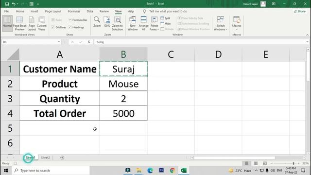 Input data in sheet 1 automatic save data in sheet 2 | Excel tips and tricks 2022 смотреть онлайн