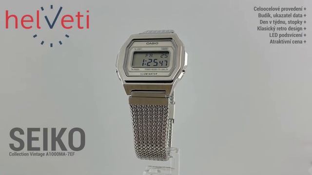 Casio Collection Vintage A1000MA-7EF смотреть онлайн