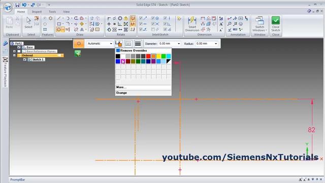 Solid Edge 2D Practice Tutorials for Beginners - 2 | Solid Edge Sketch Exercises смотреть онлайн