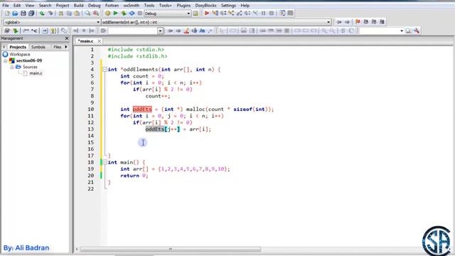 C Programming Exercise | Return Odd Numbers In an Array - Must Watch | English смотреть онлайн