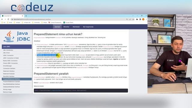#25 PreparedStatement смотреть онлайн