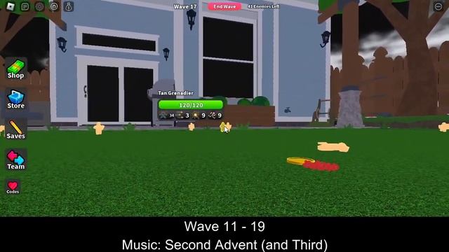Every Wave Theme From The Toy Defense! | Музыка каждой волны из Toy Defense! | Roblox смотреть онлайн