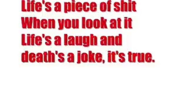Monty Python- The Life Of Brian (la vie de brian)-Always look on the bright side of life-Lyrics смотреть онлайн
