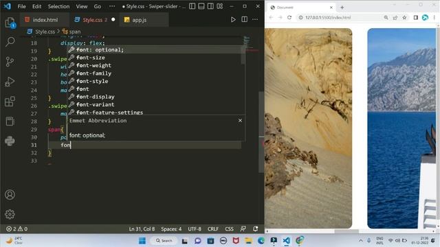 Learn to code code custom slider in 6 minutes. | How to make custom image slider with javascript. смотреть онлайн
