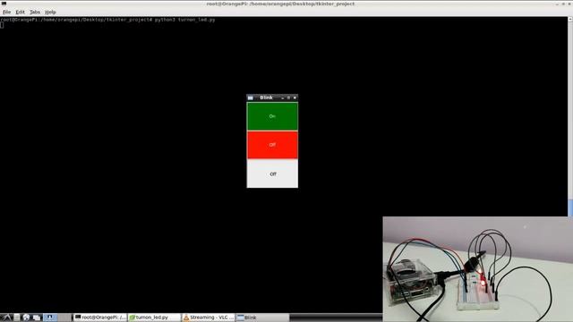 Making a Simple LED Blink With a Tkinter Button - Orange Pi смотреть онлайн