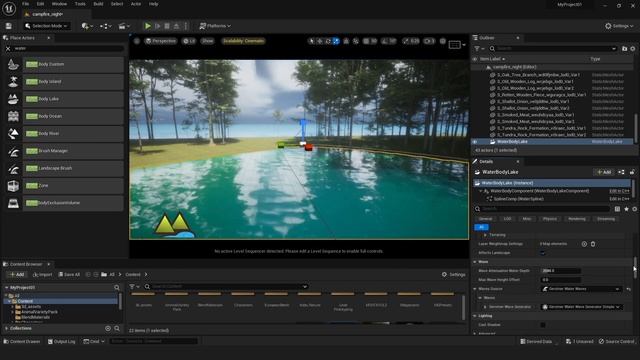 How to Set up WaterShader in Unreal Engine 5 смотреть онлайн