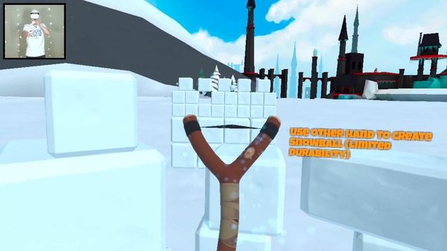 Поздравление с Новым 2023 годом | Играем в снежки в Oculus Quest 2 смотреть онлайн