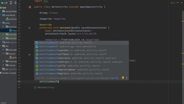 [안드로이드] 기본 카메라 사진 찍고 이미지뷰에 보여주는 방법(StartActivityForResult deprecated 해결방법) смотреть онлайн