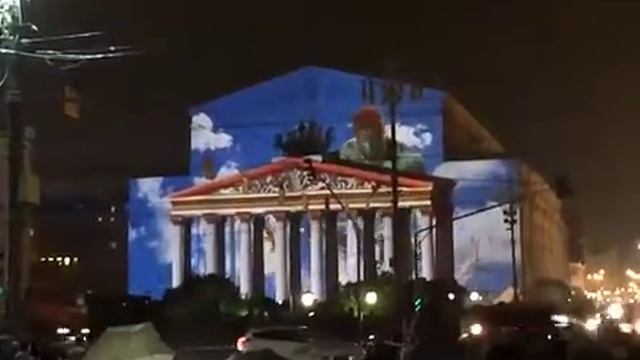 Круг света. Световое шоу на театральной площади.Москвп смотреть онлайн