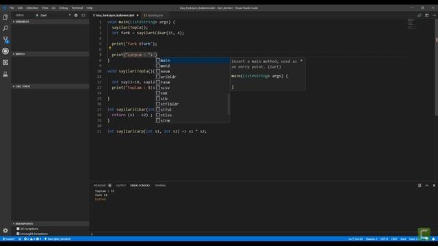 20 Kısa Method- Fat Arrow Kullanımı | Sıfırdan Flutter ile Android ve Ios Apps Development смотреть онлайн
