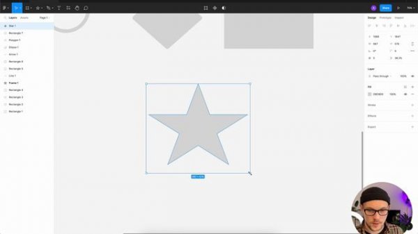 9. Панель инструментов. Простые фигуры и другие инструменты | Бесплатное обучение Figma Фигма