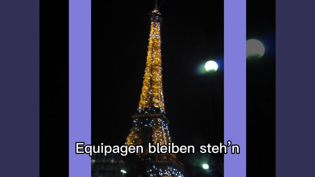 “Ich Sing’ Mein Lied Im Regen Und Schnee”from Operette 『Das Veilchen Vom Montmartre』（E.Kálmán）
