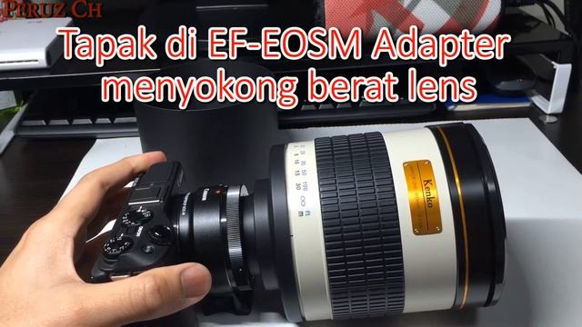 [KAMERA#12] Pasang 800mm F8 Mirrror Lens (Kenko) Bahagian 2