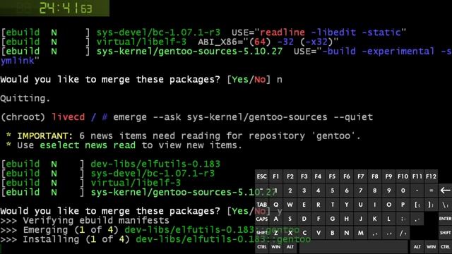 Gentoo_Installation_Speedrun смотреть онлайн