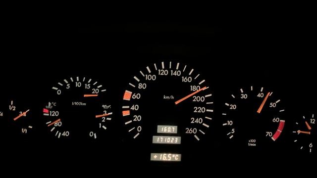Mercedes-Benz W140 S420 Acceleration 0-220 KM/H