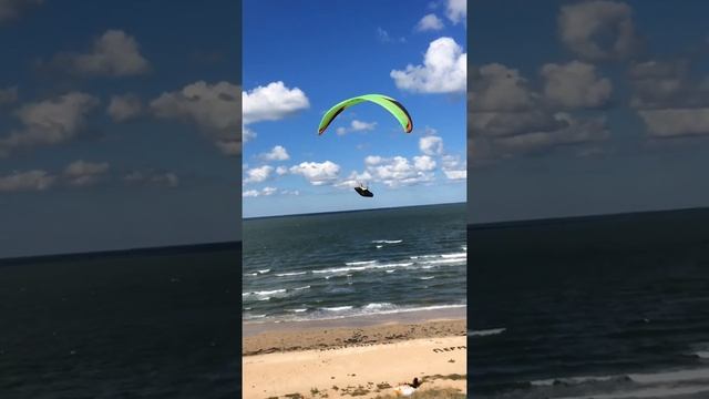 Планеристы , Азовское море , лето 2016 , испугались береговую охрану!