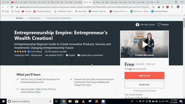 Get Most Demanded Udemy paid Course are free || Artificial Intelligence | Java | Python | Marketing смотреть онлайн