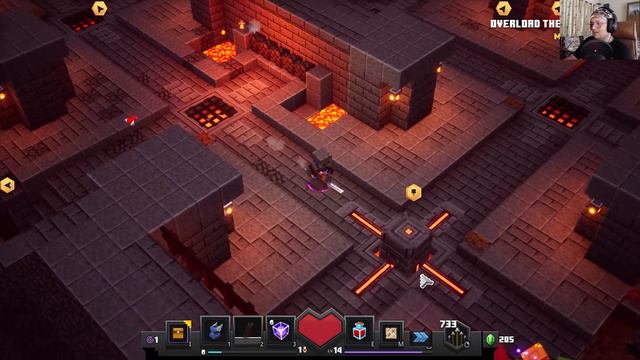Minecraft Dungeons - Gameplay Part 10- Redstone Monstrosity Boss Fight in Minecraft Dungeons DEATH смотреть онлайн