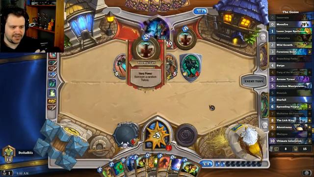 The Goose Druid vs Shudderwock Shaman - Hearthstone смотреть онлайн