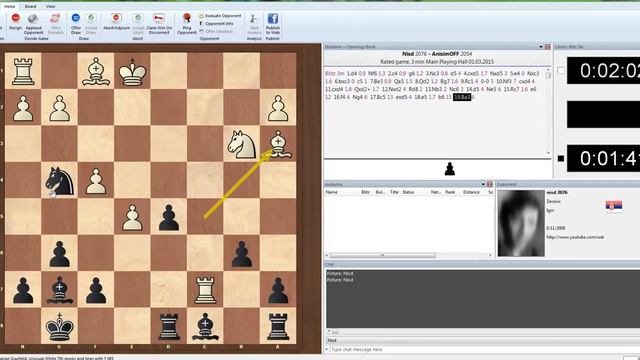 Блиц #76 Мат в один ход нужно ставить... смотреть онлайн