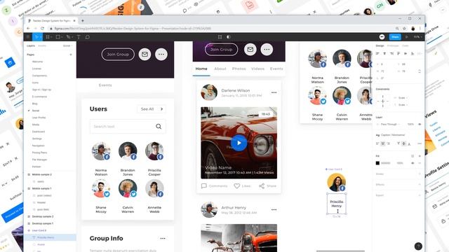 Figma design system Neolex. 80 dashboard templates mobile & desktop. UI kit presentation смотреть онлайн