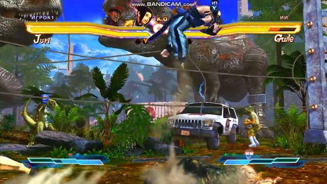 Street Fighter X Tekken: Аркада - M.Bison & Juri vs Abel & Guile - 3/8 смотреть онлайн