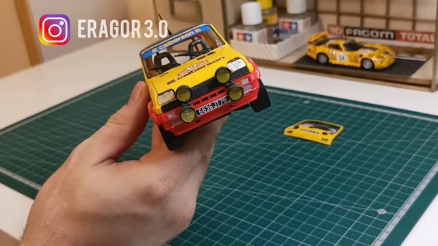ITALERI 1:24. Parte Final Del Renault Alpine R5 Ganador De Monte Carlo.