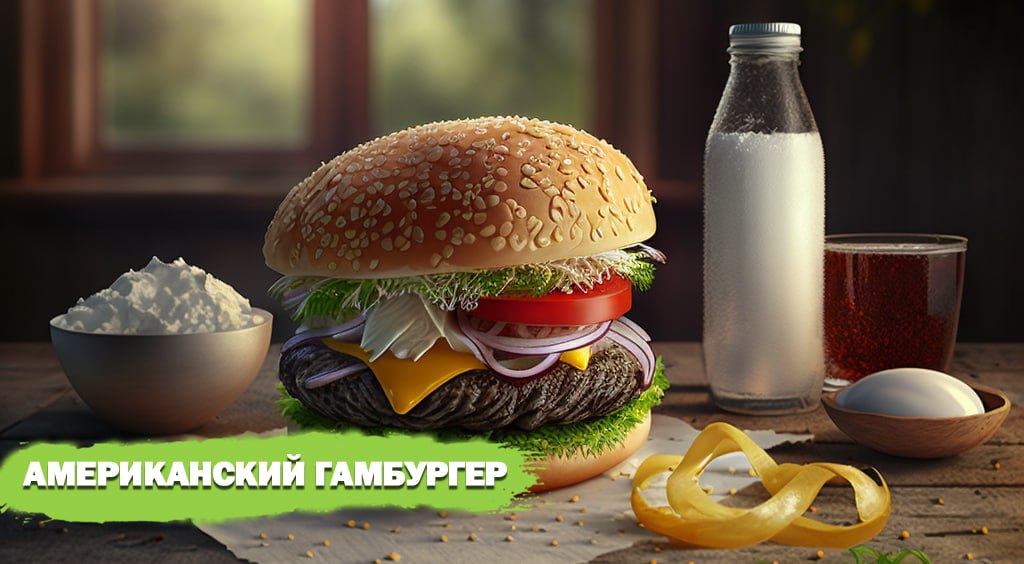 Настоящий американский гамбургер