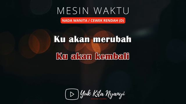 [Karaoke] Mesin Waktu Budi Doremi Nada Wanita / Cewek смотреть онлайн
