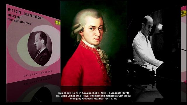 W.A, Mozart - Symphony No.29 in A major, K.201 (dir. Erich Leinsdorf , 1956) смотреть онлайн