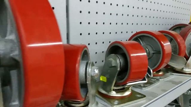 Полиуретановые колёсные опоры и колёса для тележек смотреть онлайн