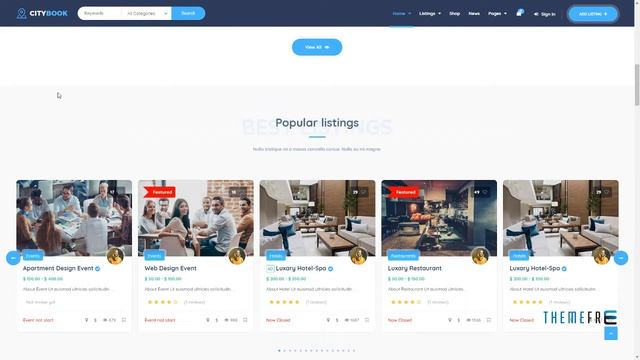 CityBook - Directory and Listing WordPress Theme Nanook Alger смотреть онлайн