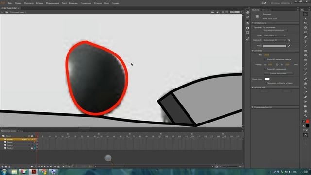 Как рисовать в Adobe Animate Урок №1 [персонаж] смотреть онлайн