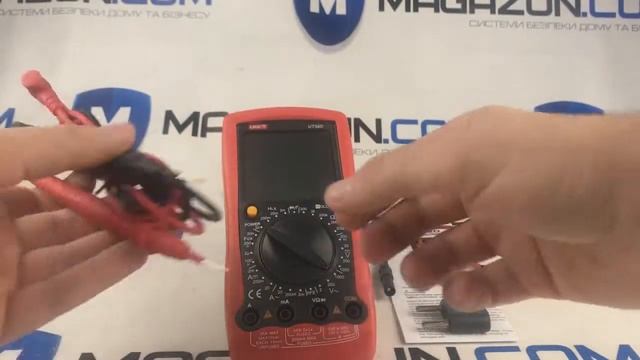 Комплектация мультиметра UNI-T UT58D смотреть онлайн