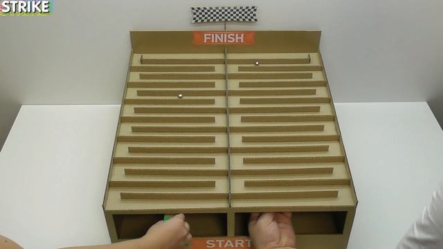 Игра шарик на магните Настольная игра из картона смотреть онлайн