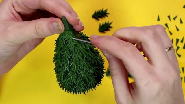 ЛЕПЛЮ ЁЛКУ в МИНИ ДОМИК ДЕДА МОРОЗА! НОВЫЙ ГОД! Мини мебель для кукол своими руками АННА ОСЬКИНА