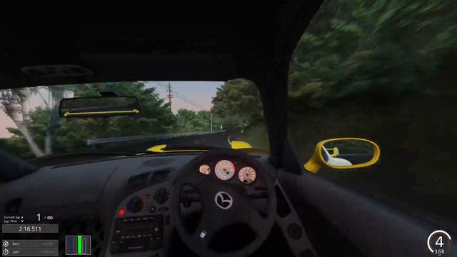 Akina Downhill 4:48:313 run in RX-7 FD3S Spirit R |Assetto Corsa| смотреть онлайн