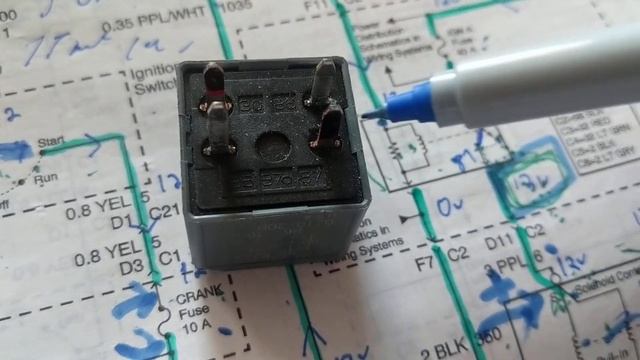 crank and no start how to jump the fuel pump relay from diagram смотреть онлайн